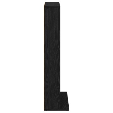 vidaXL Ντουλάπα CD 2 τεμ. Μαύρη Δρυς 33x23,5x97,5cm