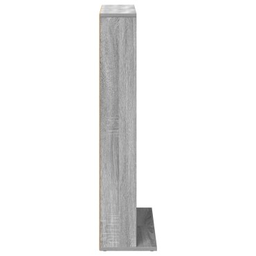 vidaXL Ντουλάπα CD 2 τεμ. Γκρι Sonoma 33x23,5x97,5cm