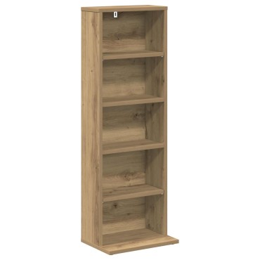 vidaXL Ντουλάπα CD Artisan Δρυς 33x23,5x97,5cm
