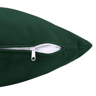 vidaXL Μαξιλάρι με μαξιλάρι HEERLEN 2 τεμ. Σκούρο Πράσινο Βελούδο