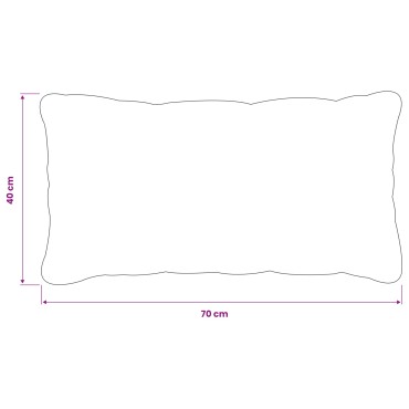 vidaXL Μαξιλάρι με μαξιλάρι HEERLEN 2 τεμ. Μπλε Βελούδο