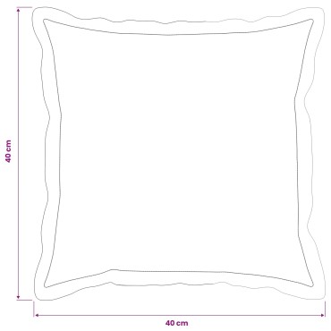 vidaXL Μαξιλάρι με μαξιλάρι HOUTEN 2 τμχ. Ανοιχτό γκρι Βελούδο