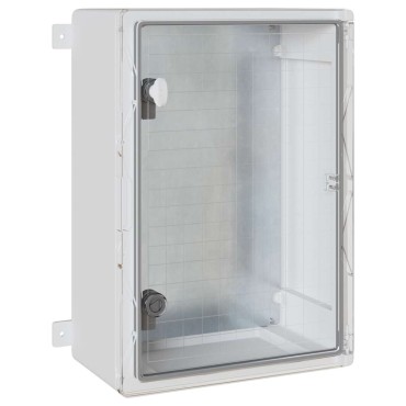 vidaXL Ντουλάπι Ελέγχου Γκρι 42 x 19,5 x 50 εκ ΑΒΣ Πλαστικό