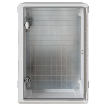 vidaXL Ντουλάπι Ελέγχου Γκρι 42 x 19,5 x 50 εκ ΑΒΣ Πλαστικό