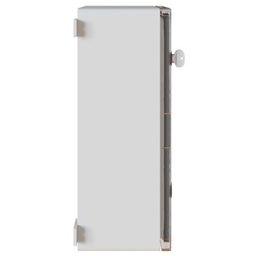 vidaXL Ντουλάπι Ελέγχου Γκρι 42 x 19,5 x 50 εκ ΑΒΣ Πλαστικό