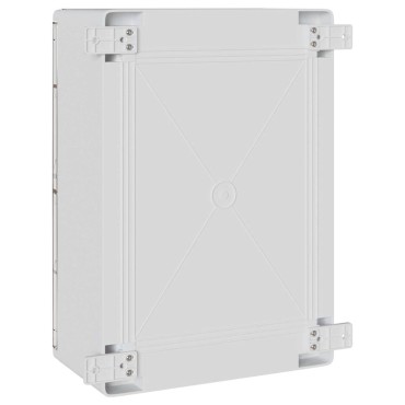 vidaXL Ντουλάπι Ελέγχου Γκρι 42 x 19,5 x 50 εκ ΑΒΣ Πλαστικό