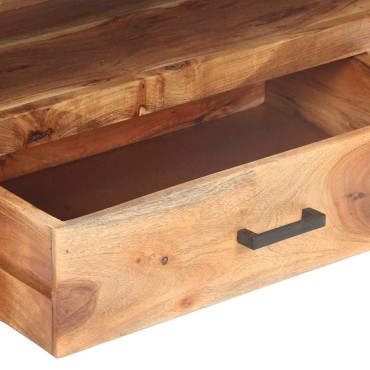 vidaXL Έπιπλο Τηλεόρασης 120x35x45cm Μασίφ Ξύλο με Φινίρισμα Sheesham