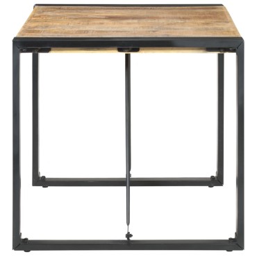 vidaXL Τραπεζαρία 80x80x75cm από Ακατέργαστο Ξύλο Μάνγκο 1 τεμ.