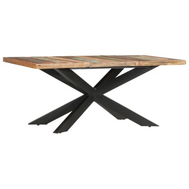 vidaXL Τραπεζαρία 180x90x76cm από Μασίφ Ανακυκλωμένο Ξύλο 1 τεμ.