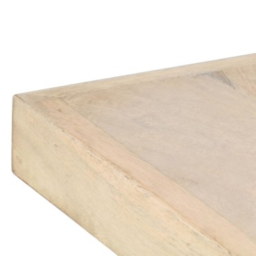 vidaXL Τραπεζαρία 180x90x76cm από Μασίφ Ξεβαμμένο Ξύλο Μάνγκο 1 τεμ.
