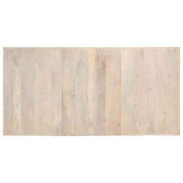 vidaXL Τραπεζαρία 180x90x76cm από Μασίφ Ξεβαμμένο Ξύλο Μάνγκο 1 τεμ.