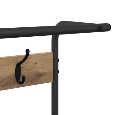 vidaXL Κρεμάστρα Artisan Δρυς 95 x 34 x 184 εκ Επεξεργασμένο ξύλο