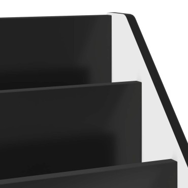 vidaXL Βιβλιοθήκη Παιδιών Μαύρο 60x29,5x69cm Επεξεργασμένο Ξύλο 1 τεμ.