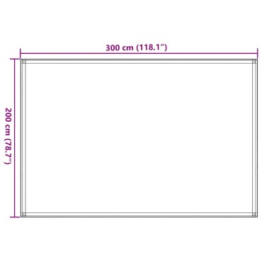 vidaXL Χαλί Σκηνής Σκούρο Πράσινο 200 x 300 εκ.