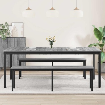 vidaXL Τραπεζαρίες 200x100x75cm Επεξεργασμένο Ξύλο Ορθογώνιος