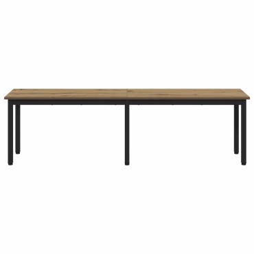 vidaXL παγκάκι Artisan Δρυς 160x35x45cm Επεξεργασμένο Ξύλο