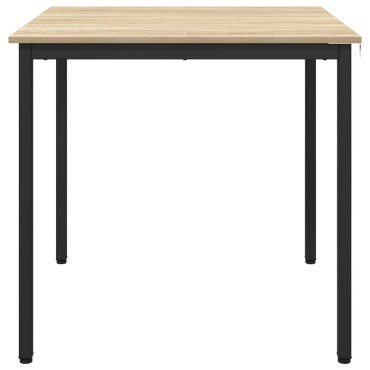 vidaXL Τραπεζαρίες 80x80x75cm Επεξεργασμένο Ξύλο Sonoma Δρυς
