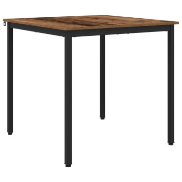 vidaXL Τραπεζαρίες 80x80x75cm Επεξεργασμένο Ξύλο Ξύλο δρυός