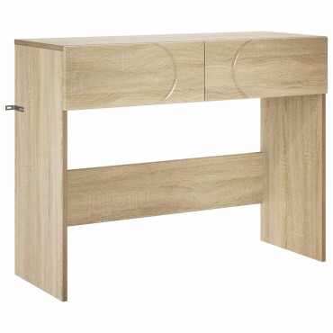 vidaXL Κονσόλα Sonoma Δρυς 96,5x38x75cm Επεξεργασμένο ξύλο