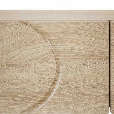 vidaXL Κονσόλα Sonoma Δρυς 96,5x38x75cm Επεξεργασμένο ξύλο