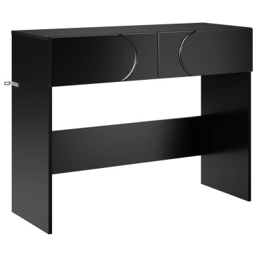 vidaXL Κονσόλα Μαύρο 96,5x38x75cm Επεξεργασμένο ξύλο