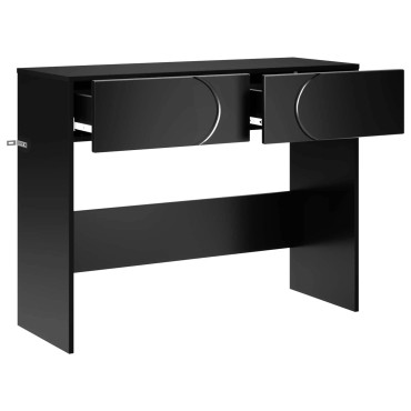 vidaXL Κονσόλα Μαύρο 96,5x38x75cm Επεξεργασμένο ξύλο