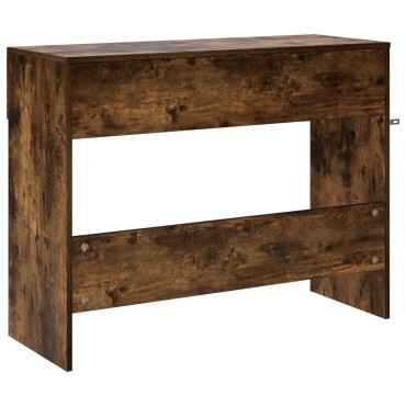 vidaXL Κονσόλα Καπνισμένο Ξύλο Δρυός 96,5x38x75cm