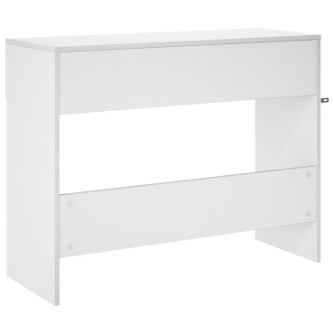 vidaXL Κονσόλα Γυαλιστερό Λευκό 96,5x38x75cm Επεξεργασμένο ξύλο