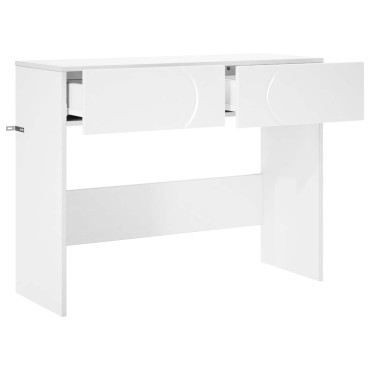 vidaXL Κονσόλα Λευκό 96,5x38x75cm Επεξεργασμένο ξύλο