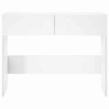 vidaXL Κονσόλα Λευκό 96,5x38x75cm Επεξεργασμένο ξύλο