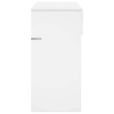 vidaXL Κονσόλα Λευκό 96,5x38x75cm Επεξεργασμένο ξύλο