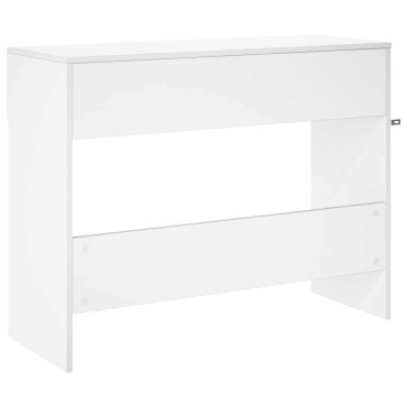 vidaXL Κονσόλα Λευκό 96,5x38x75cm Επεξεργασμένο ξύλο