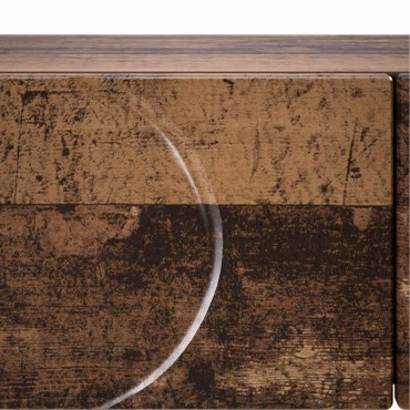 vidaXL Κονσόλα Παλαιωμένο ξύλο 96,5x38x75cm Επεξεργασμένο ξύλο