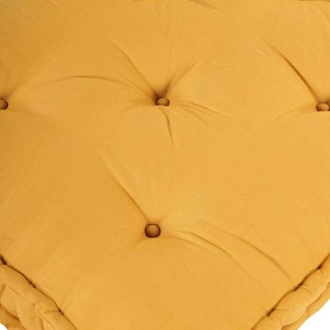 vidaXL Μαξιλάρι για καναπέ παλέτας Κίτρινο 120x80x12cm Ύφασμα