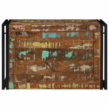 vidaXL Κουτί αποθήκευσης 80x50x50cm ανακυκλωμένο ξύλο