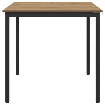 vidaXL Τραπεζαρίες 80x80x75cm Επεξεργασμένο Ξύλο Artisan Δρυς