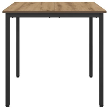 vidaXL Τραπεζαρίες 80x80x75cm Επεξεργασμένο Ξύλο Artisan Δρυς
