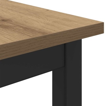 vidaXL Τραπεζαρίες 80x80x75cm Επεξεργασμένο Ξύλο Artisan Δρυς