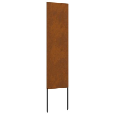 vidaXL Οθόνη Ιδιωτικότητας Κήπου Σκ rusty 32 χ 140 εκ