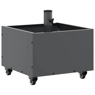 vidaXL Βάση ομπρέλας 11.75 kg Ανθρακί Ατσάλι τετράγωνο
