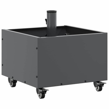 vidaXL Βάση ομπρέλας 11.75 kg Ανθρακί Ατσάλι τετράγωνο