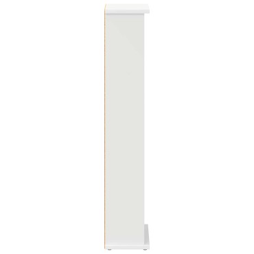 vidaXL Ντουλάπα CD Λευκό 32x17x92cm Επεξεργασμένο Ξύλο