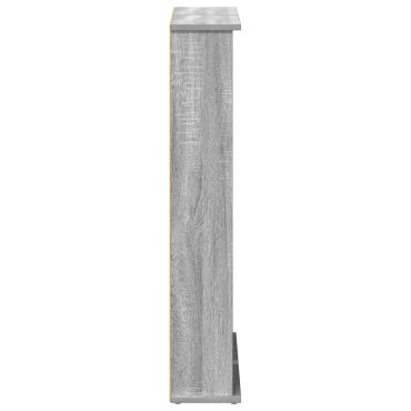 vidaXL Ντουλάπα CD 2 τεμ. Γκρι Sonoma 60x17x92cm