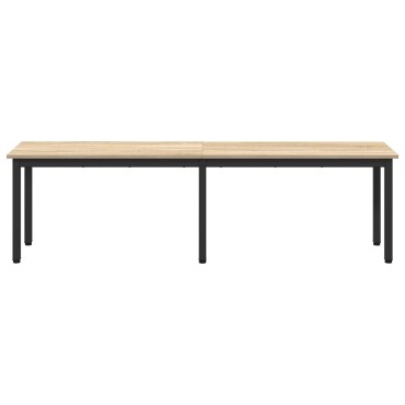 vidaXL παγκάκι Sonoma Δρυς 160x35x45cm Επεξεργασμένο Ξύλο