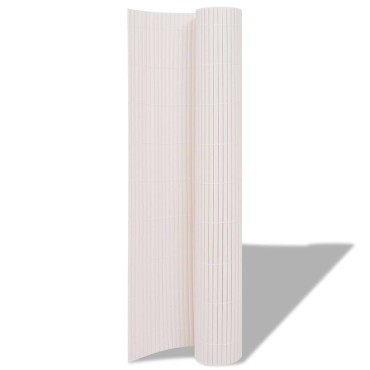 vidaXL Φράχτης Κήπου Λευκό 150x500cm PVC