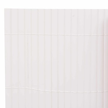 vidaXL Φράχτης Κήπου Λευκό 150x500cm PVC