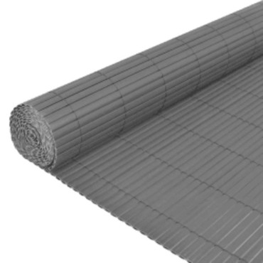 vidaXL Περίφραξη Κήπου Διπλής Όψης Γκρι 110x400cm