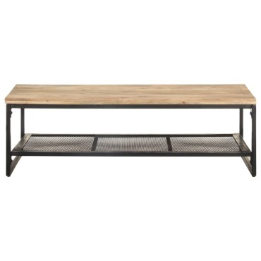 vidaXL Τραπεζάκι Σαλονιού 110x60x35cm από Μασίφ Ξύλο Μάνγκο 1 τεμ.
