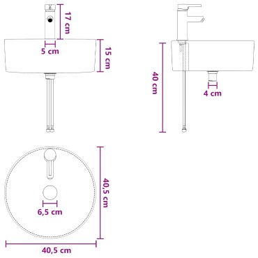 vidaXL Σετ Ντουλαπιών Μπάνιου 3 τεμ. Γκρι Σκυροδέματος 49x44,5x65cm