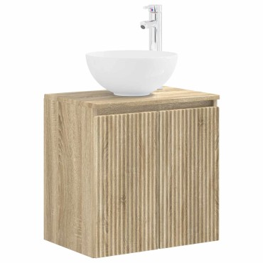 vidaXL Σετ Επίπλων Μπάνιου 5 τεμ. Sonoma Δρυς 33x34,5x100 εκ